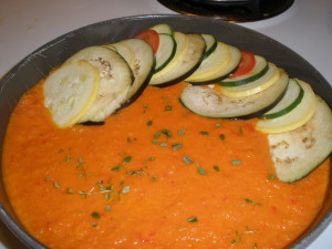 Layering the Ratatouille